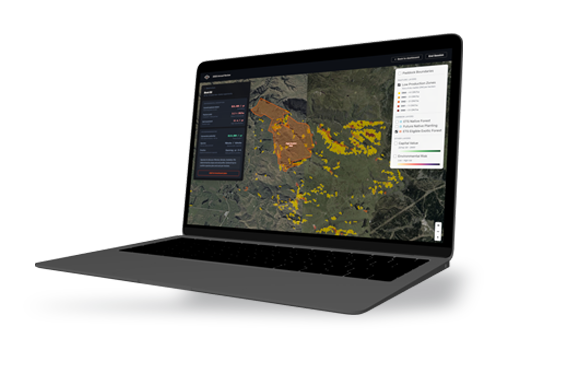 Veld platform prototype — map view